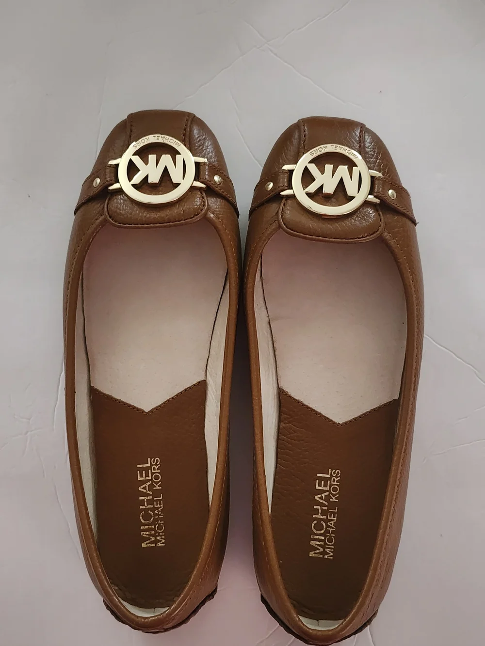 Michael Kors Brown Fulton Flats